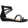 image:imageDREAM PAIRS Womens Strappy Dressy Flat SandalsBlack