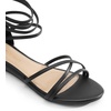 image:imageDREAM PAIRS Womens Strappy Dressy Flat SandalsBlackPu