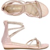 image:imageDREAM PAIRS Womens Strappy Dressy Flat SandalsChampagne