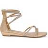 image:imageDREAM PAIRS Womens Strappy Dressy Flat SandalsGold