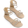 image:imageDREAM PAIRS Womens Strappy Dressy Flat SandalsGold