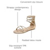 image:imageDREAM PAIRS Womens Strappy Dressy Flat SandalsGold
