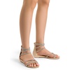 image:imageDREAM PAIRS Womens Strappy Dressy Flat SandalsGold