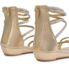 image:imageDREAM PAIRS Womens Strappy Dressy Flat SandalsGold