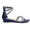 image:imageDREAM PAIRS Womens Strappy Dressy Flat SandalsNavy