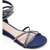 image:imageDREAM PAIRS Womens Strappy Dressy Flat SandalsNavy