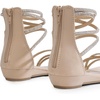 image:imageDREAM PAIRS Womens Strappy Dressy Flat SandalsNude