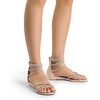 image:imageDREAM PAIRS Womens Strappy Dressy Flat SandalsNude