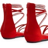 image:imageDREAM PAIRS Womens Strappy Dressy Flat SandalsRed