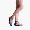 image:imageDREAM PAIRS Womens Strappy Dressy Flat SandalsRoyalBlue