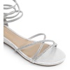 image:imageDREAM PAIRS Womens Strappy Dressy Flat SandalsSilver