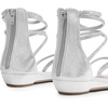 image:imageDREAM PAIRS Womens Strappy Dressy Flat SandalsSilver