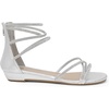 image:imageDREAM PAIRS Womens Strappy Dressy Flat SandalsSilver