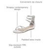 image:imageDREAM PAIRS Womens Strappy Dressy Flat SandalsSilver