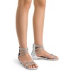 image:imageDREAM PAIRS Womens Strappy Dressy Flat SandalsSilver