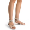 image:imageDREAM PAIRS Womens Strappy Dressy Flat SandalsWhite