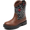 image:imageDREAM PAIRS Boys Cowboy Boots Kids Western BootsBrownBlack