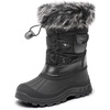 image:imageDREAM PAIRS Girls Snow Waterproof Winter BootsBlack