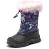 image:imageDREAM PAIRS Girls Snow Waterproof Winter BootsNavyFuchsia