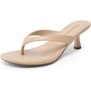 image:imageDREAM PAIRS Womens Dress Kitten Heel Sandals Flip FlopsNude