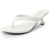 image:imageDREAM PAIRS Womens Dress Kitten Heel Sandals Flip FlopsWhite