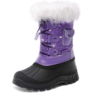 image:imageDREAM PAIRS Girls Snow Waterproof Winter BootsPurple