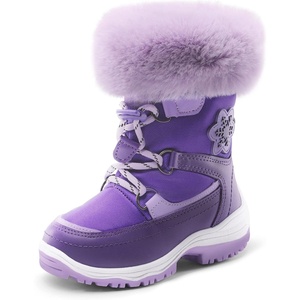 image:imageDREAM PAIRS Girls Winter Snow Boots Faux Fur LinedPurple
