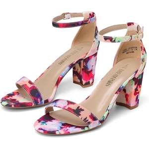 image:imageDREAM PAIRS Womens Comfort Block Heel SandalsFloral