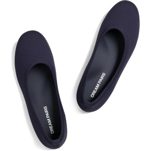 image:imageDREAM PAIRS Womens Dress Knit Ballet Comfort FlatsAll Navy