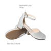 image:imageDREAM PAIRS Girls Dress Shoes Flower Wedding HeelsAll Silver