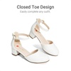image:imageDREAM PAIRS Girls Dress Shoes Flower Wedding HeelsAll White