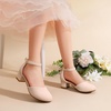 image:imageDREAM PAIRS Girls Dress Shoes Flower Wedding HeelsBeige