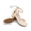 image:imageDREAM PAIRS Girls Dress Shoes Flower Wedding HeelsIvory