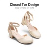 image:imageDREAM PAIRS Girls Dress Shoes Flower Wedding HeelsIvory