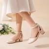 image:imageDREAM PAIRS Girls Dress Shoes Flower Wedding HeelsIvory