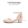 image:imageDREAM PAIRS Girls Dress Shoes Flower Wedding HeelsNude