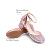 image:imageDREAM PAIRS Girls Dress Shoes Flower Wedding HeelsPink
