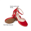 image:imageDREAM PAIRS Girls Dress Shoes Flower Wedding HeelsRed