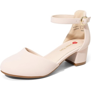 image:imageDREAM PAIRS Girls Dress Shoes Flower Wedding HeelsBeige