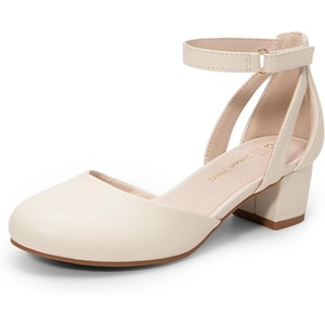 image:imageDREAM PAIRS Girls Dress Shoes Flower Wedding HeelsIvory