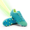 image:imageDREAM PAIRS Boys Girls Soccer CleatsBlueNeon Green