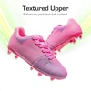 image:imageDREAM PAIRS Boys Girls Soccer CleatsRose RedWhite