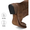 image:imageDREAM PAIRS Cowboy Cowgirl Boots for WomenAll Brown