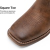 image:imageDREAM PAIRS Cowboy Cowgirl Boots for WomenAll Brown