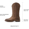 image:imageDREAM PAIRS Cowboy Cowgirl Boots for WomenAll Brown