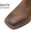 image:imageDREAM PAIRS Cowboy Cowgirl Boots for WomenBrown