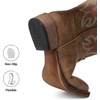 image:imageDREAM PAIRS Cowboy Cowgirl Boots for WomenBrown