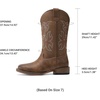 image:imageDREAM PAIRS Cowboy Cowgirl Boots for WomenBrown