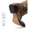 image:imageDREAM PAIRS Cowboy Cowgirl Boots for WomenTan