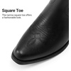 image:imageDREAM PAIRS Cowboy Cowgirl Knee High Boots for WomenBlack